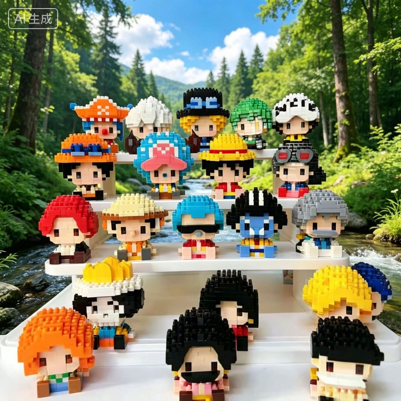 Model Kit Gundam Bandai - Новые мини-фигурки ONE PIECE: Луффи, Чоппер,