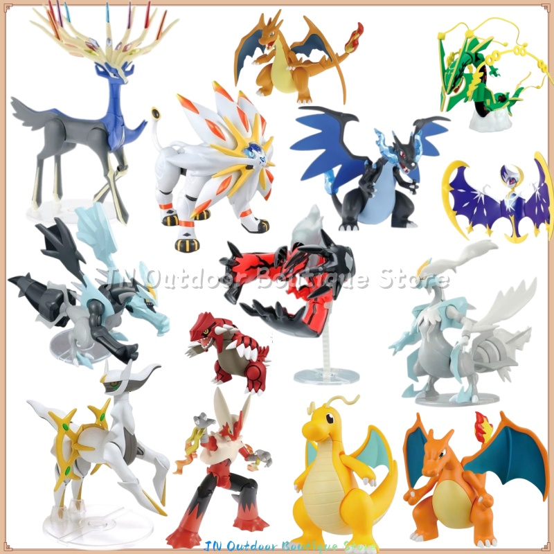 Model Kit Xerneas - Коллекционная аниме-фигурка-конструктор Bandai Pokemon Plamo: Арцеус,