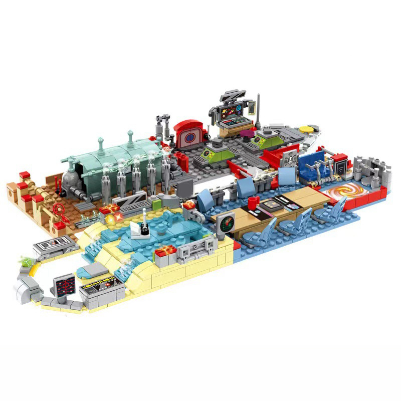 Model Kit Expert - Космическая Боевая база, капсулы, инопланетянин, игра,