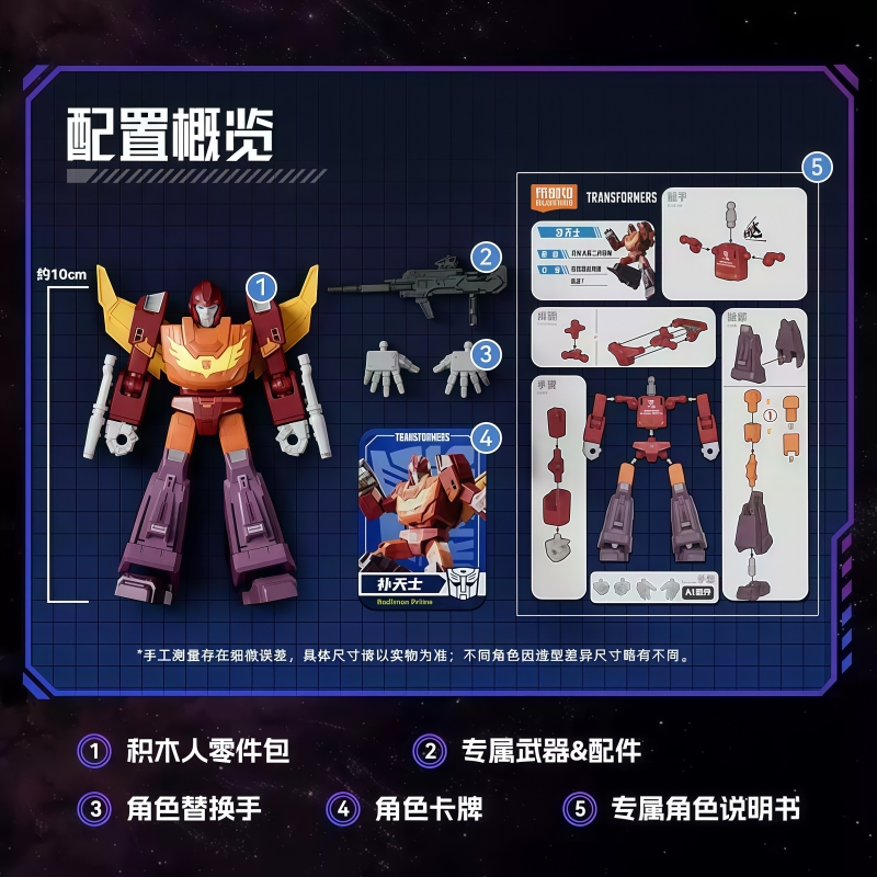 Фигурки BLOKEES Transformers W – обзор и цена Model Kit Rodimus