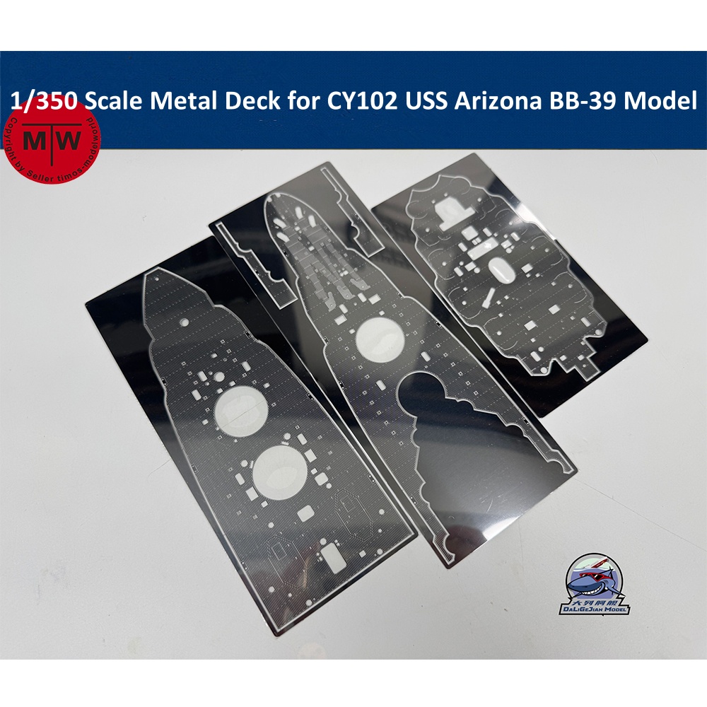 Металлическая колода в масштаб – обзор и цена Model Kit Uss Arizona
