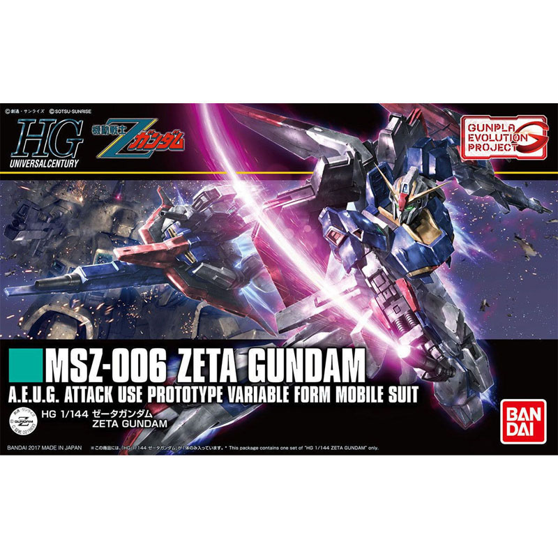 Оригинальная фигурка Bandai Gu – обзор и цена Model Kit Zeta Gundam