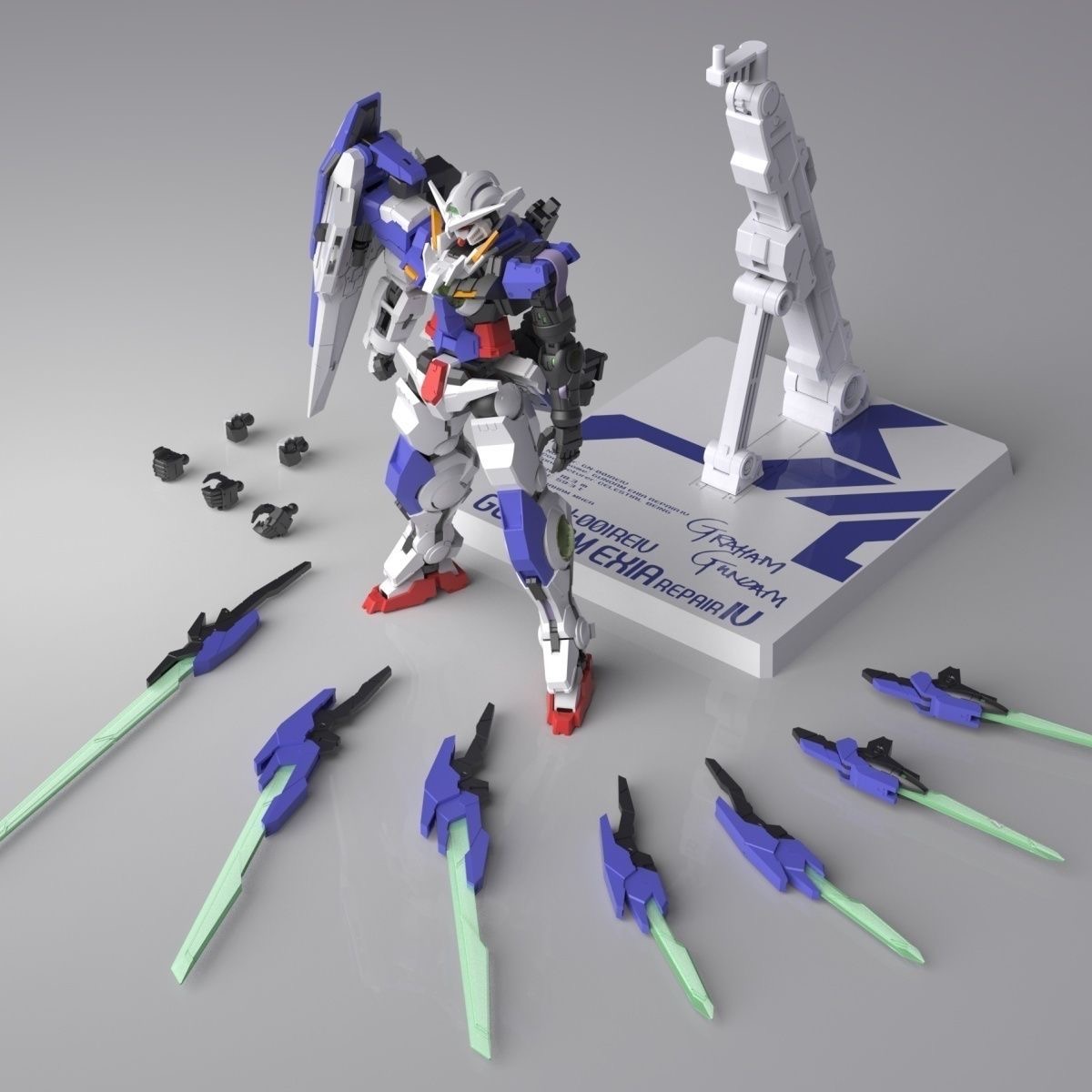 Фигурка GBC Model Exia Repair  – обзор и цена Model Kit Lubu